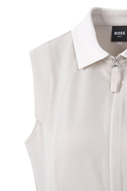 【BOSS GOLF 25SR Woman's】SM W Woven One-piece / Almond Milk