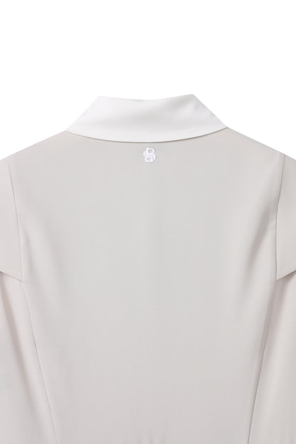 【BOSS GOLF 25SR Woman's】SM W Woven One-piece / Almond Milk