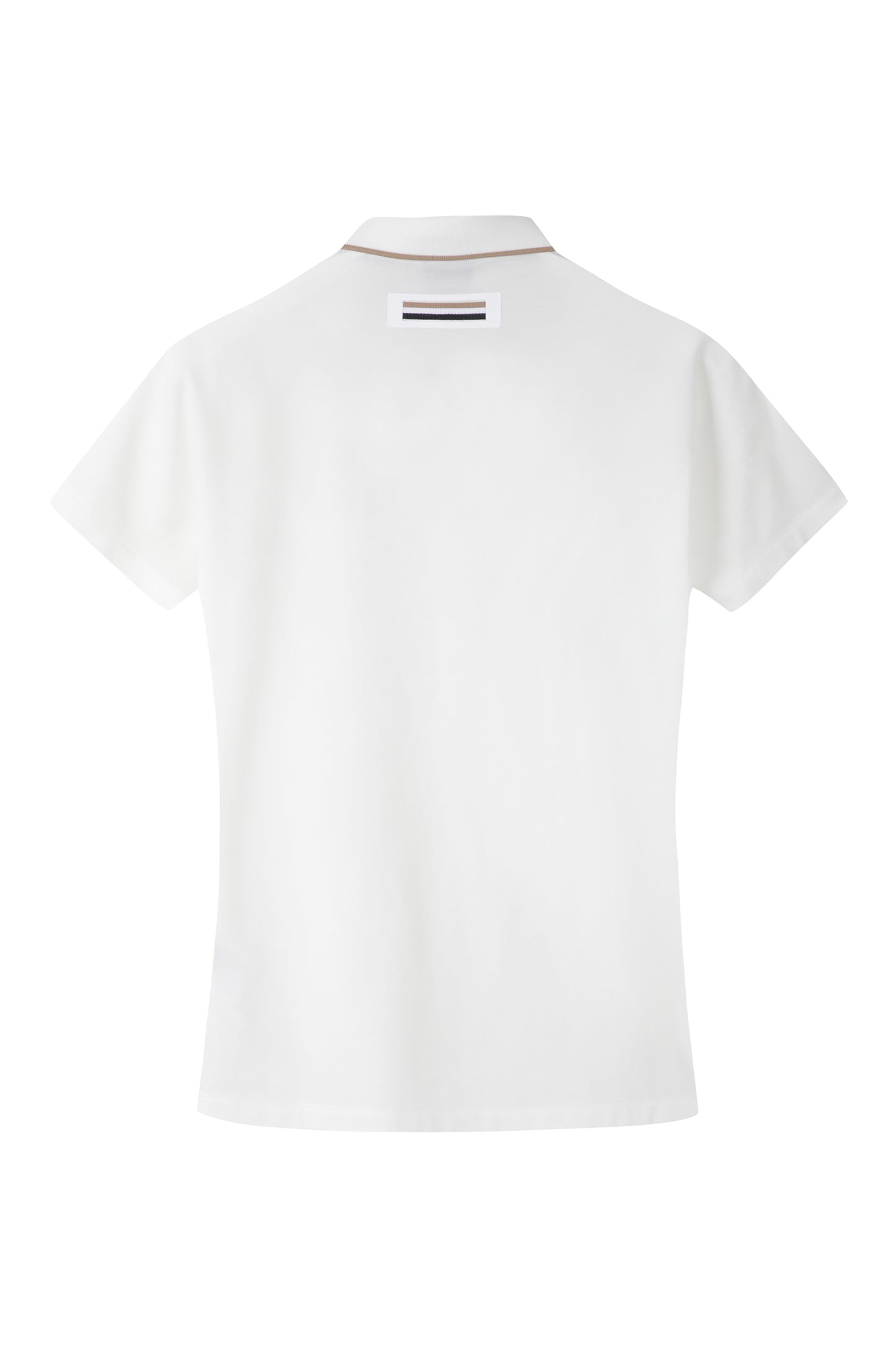 【BOSS GOLF 25SR Woman's】SM W BWC Tape SS Polo Tee / White