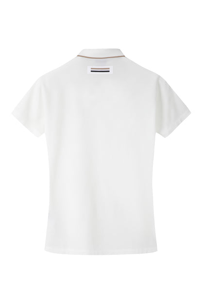 【BOSS GOLF 25SR Woman's】SM W BWC Tape SS Polo Tee / White