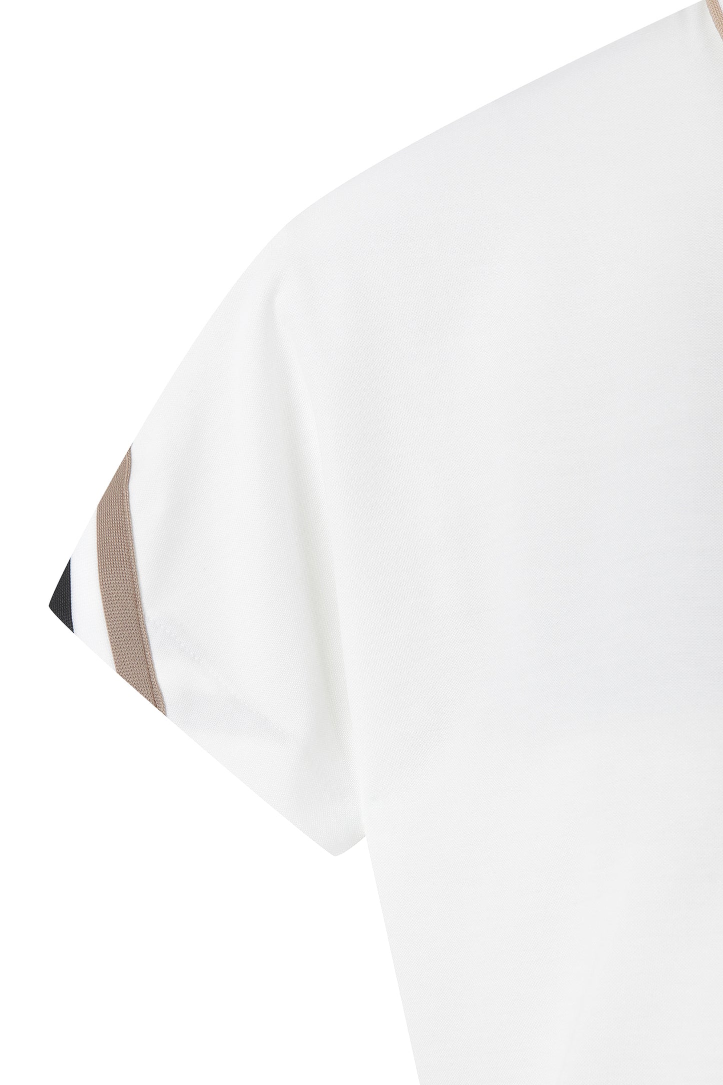 【BOSS GOLF 25SR Woman's】SM W BWC Tape SS Polo Tee / White