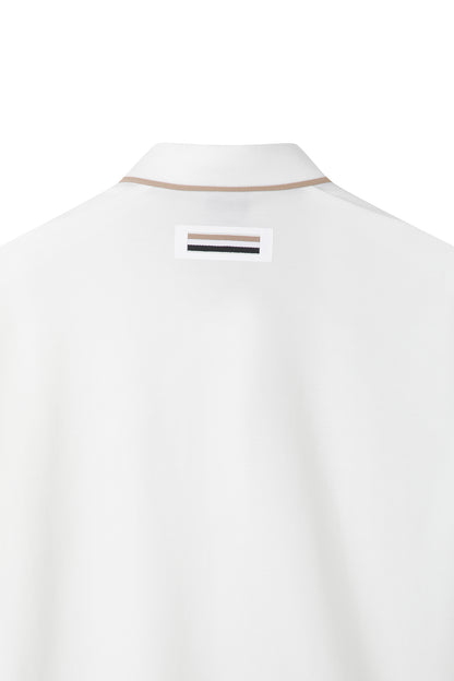 【BOSS GOLF 25SR Woman's】SM W BWC Tape SS Polo Tee / White