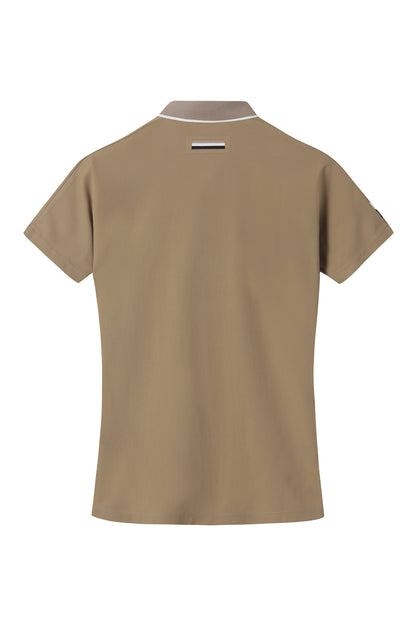 【BOSS GOLF 25SR Woman's】SM W BWC Tape SS Polo Tee / Camel