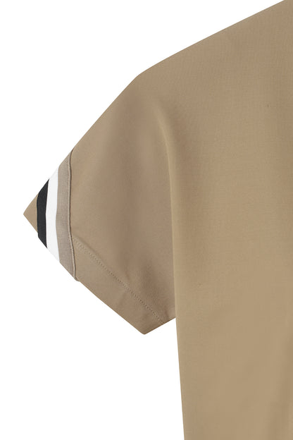 【BOSS GOLF 25SR Woman's】SM W BWC Tape SS Polo Tee / Camel