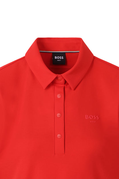 【BOSS GOLF 25SR Woman's】SM W Script Hybrid SS Polo / Orange