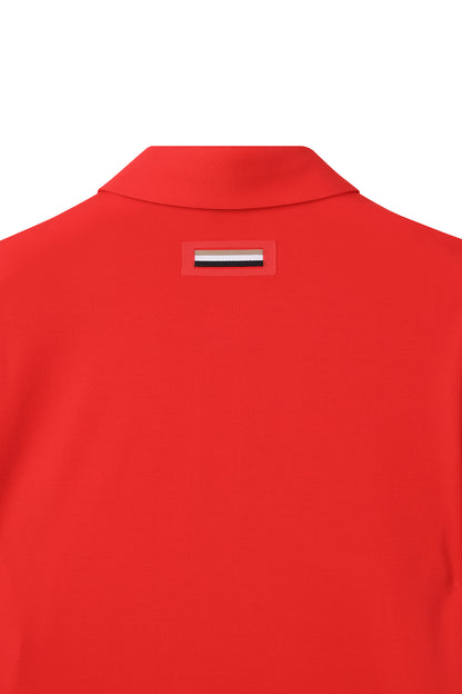 【BOSS GOLF 25SR Woman's】SM W Script Hybrid SS Polo / Orange