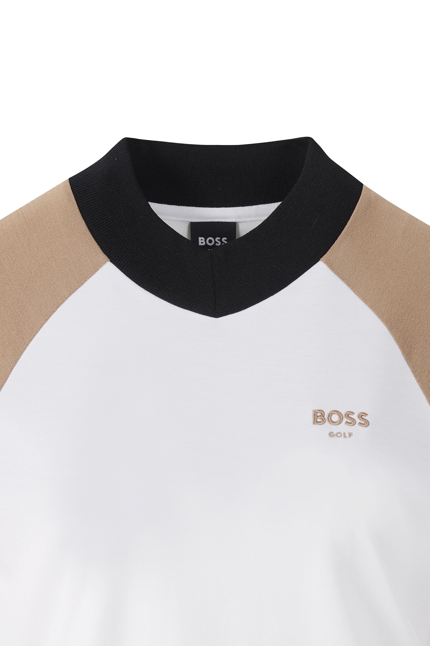 【BOSS GOLF 25SR Woman's】SM W Knit Hybrid Mock Neck Tee / White