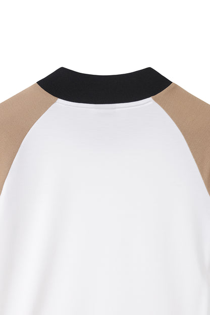 【BOSS GOLF 25SR Woman's】SM W Knit Hybrid Mock Neck Tee / White