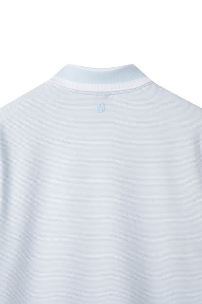 【BOSS GOLF 25SR Woman's】SM W Collar Point Blouson Tee / L/Blue