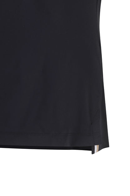 【BOSS GOLF 25SR Woman's】SM W SBG Punching Slv Polo /Black