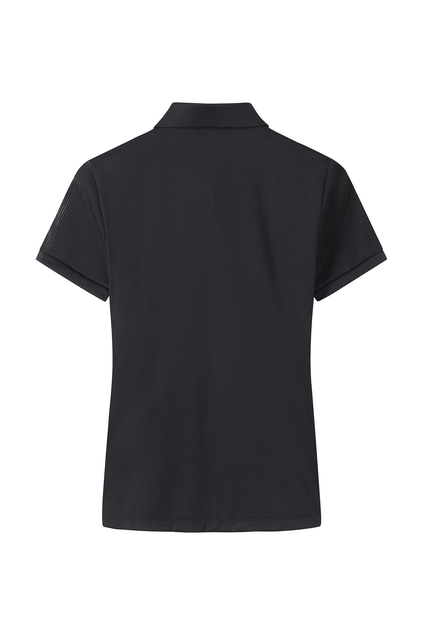 【BOSS GOLF 25SR Woman's】SM W Mesh Sleeve SS Polo Tee / Black