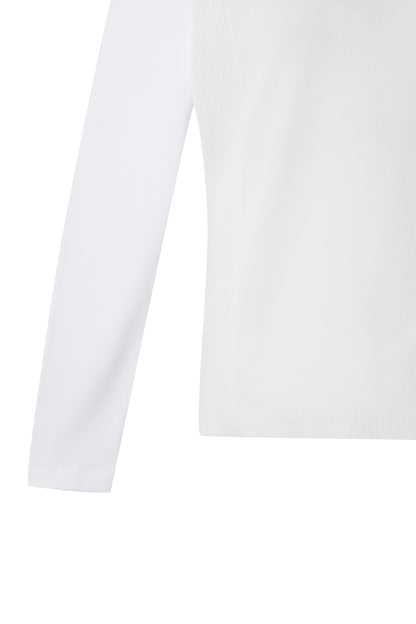 【BOSS GOLF 25SR Woman's】 SM W Jersey Slv LS Sweater / White