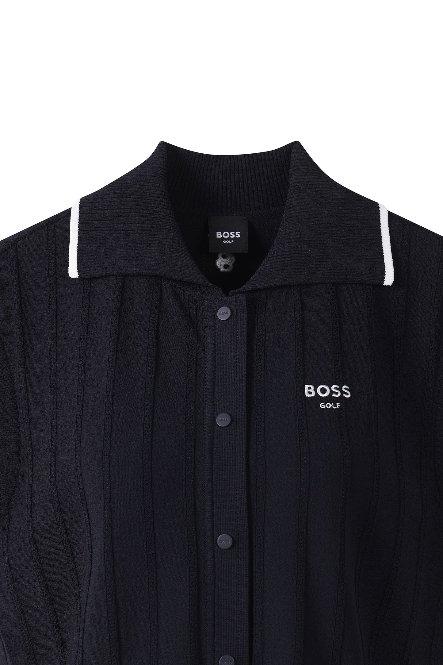 【BOSS GOLF 25SR Woman's】SM W Full Open Knit Vest / D/Navy