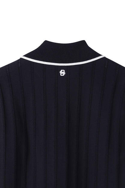 【BOSS GOLF 25SR Woman's】SM W Full Open Knit Vest / D/Navy
