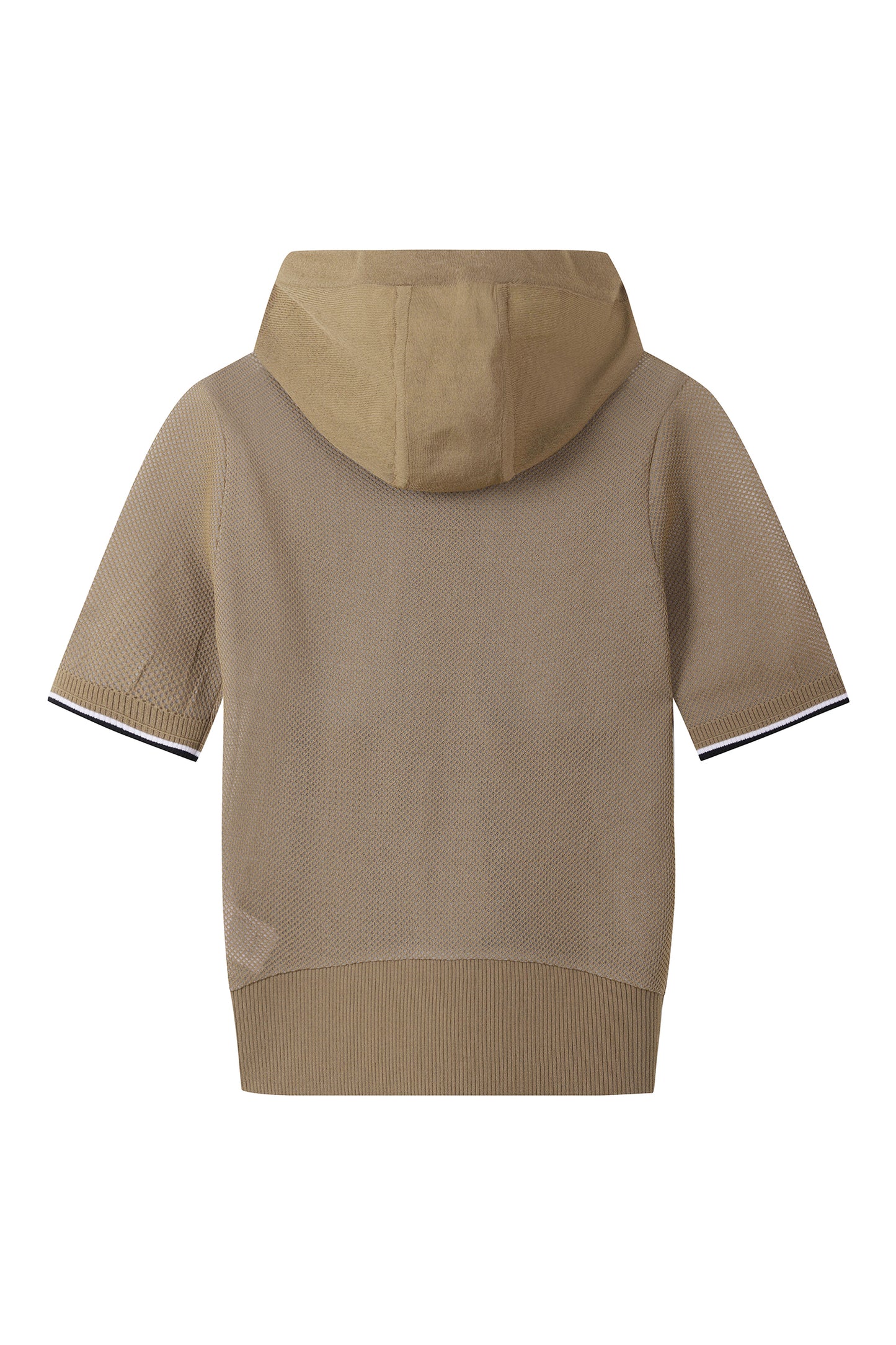 【BOSS GOLF 25SR Woman's】SM W Mesh FZ Knit w. Twilly / Camel