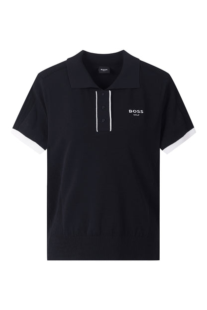 【BOSS GOLF 25SR Woman's】SM W Tipping Point SS Polo Knit / D/Navy