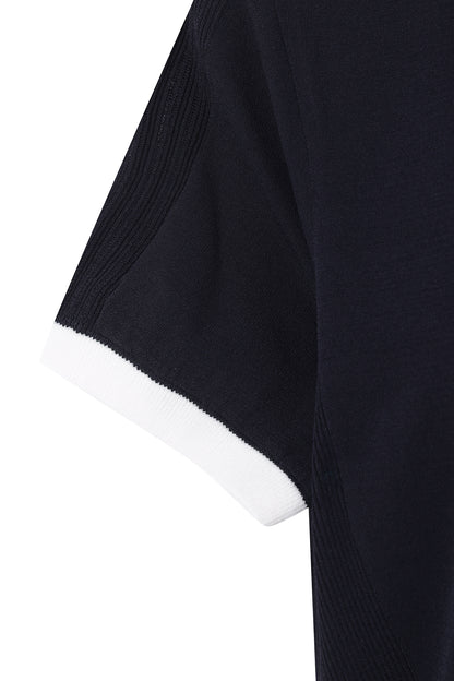 【BOSS GOLF 25SR Woman's】SM W Tipping Point SS Polo Knit / D/Navy