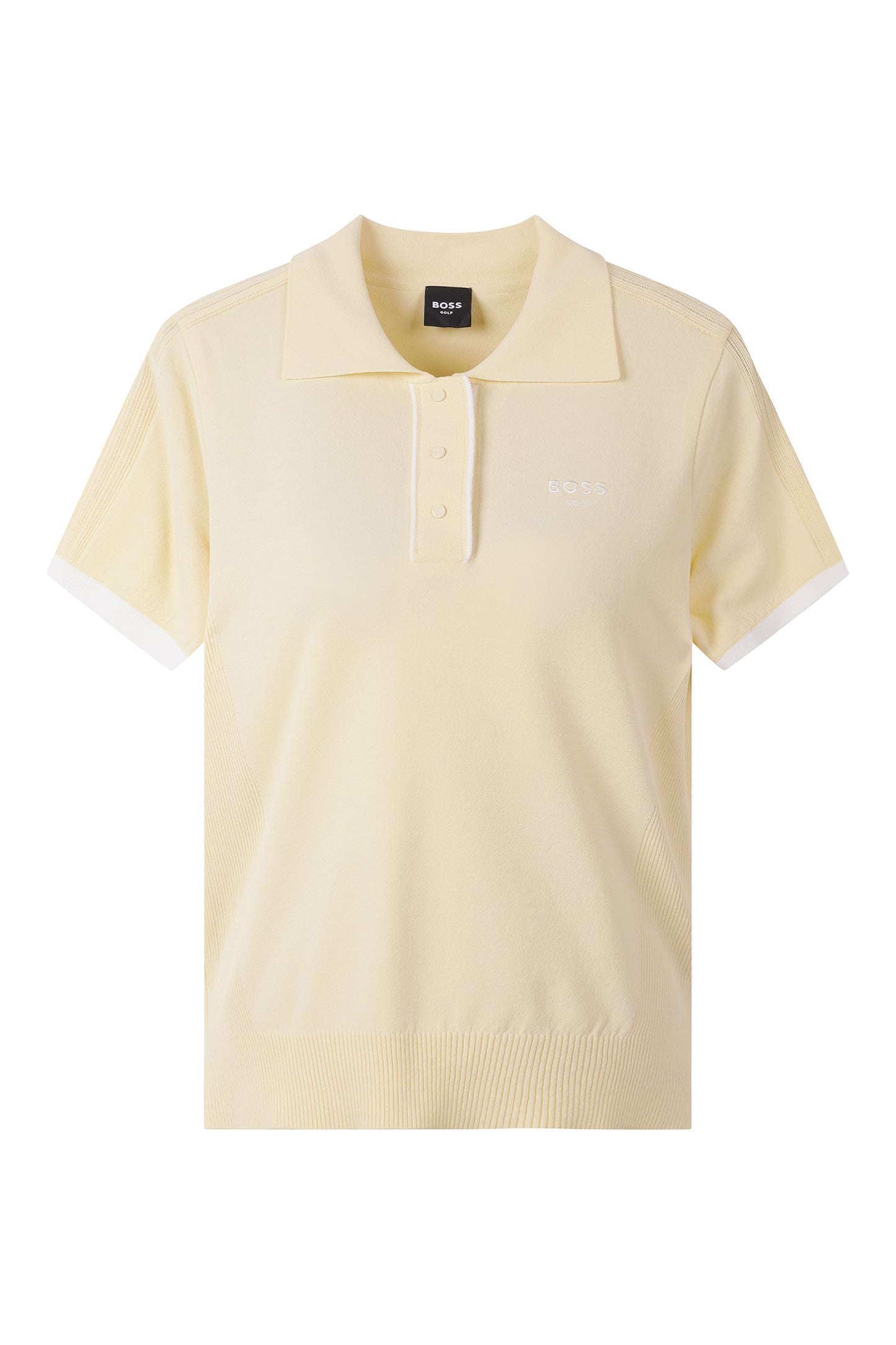 【BOSS GOLF 25SR Woman's】SM W Tipping Point SS Polo Knit / Yellow