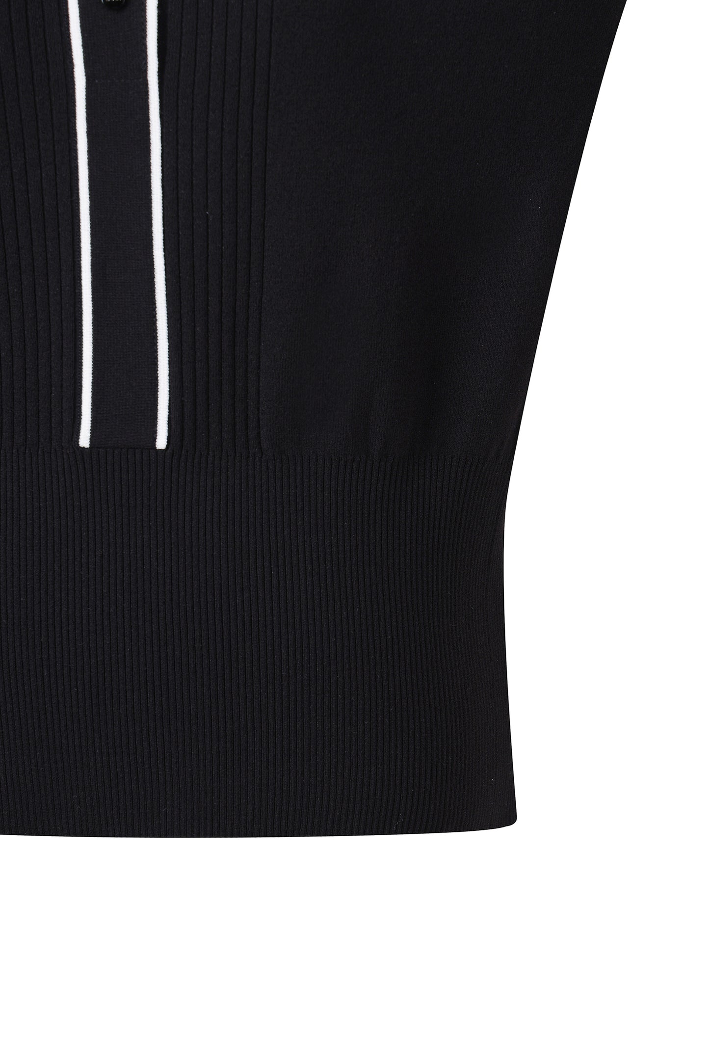 【BOSS GOLF 25SR Woman's】SM W Button Point SS Polo Knit / Black