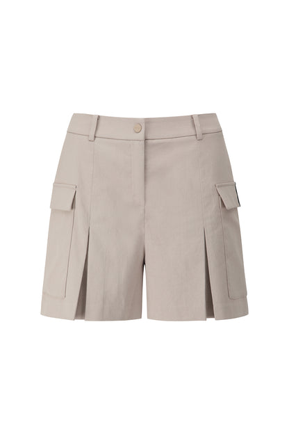 【BOSS GOLF 25SR Woman's】SM W Pleeats Cargo Shorts / Beige