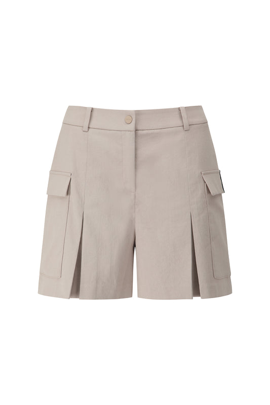 【BOSS GOLF 25SR Woman's】SM W Pleeats Cargo Shorts / Beige