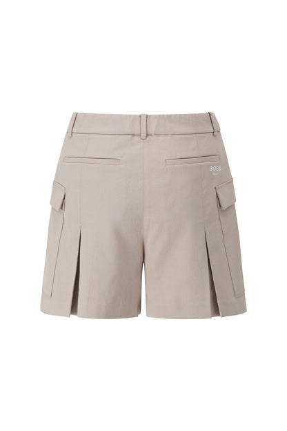 【BOSS GOLF 25SR Woman's】SM W Pleeats Cargo Shorts / Beige