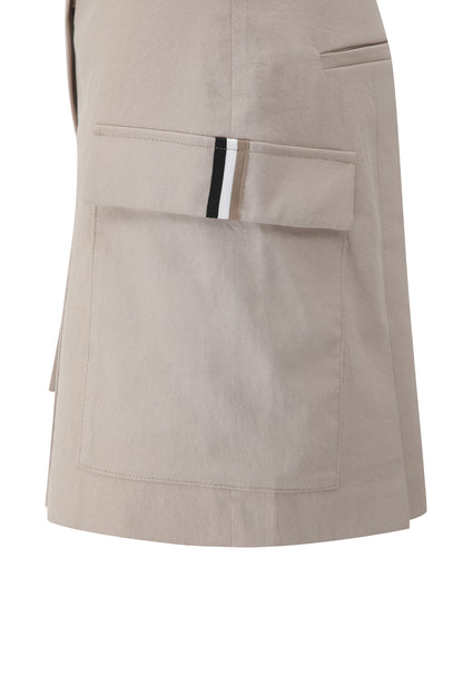 【BOSS GOLF 25SR Woman's】SM W Pleeats Cargo Shorts / Beige