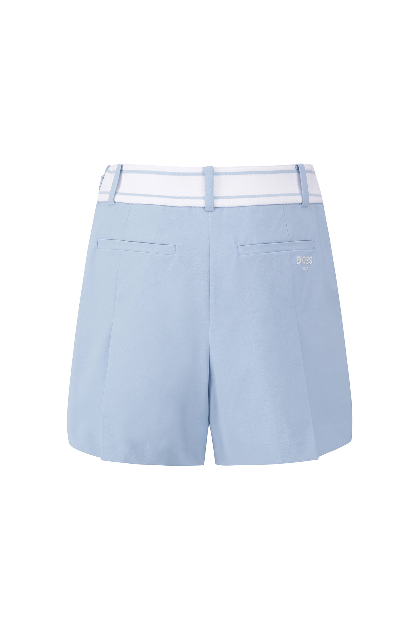 【BOSS GOLF 25SR Woman's】SM W Wide Pleeats Shorts / L/Blue
