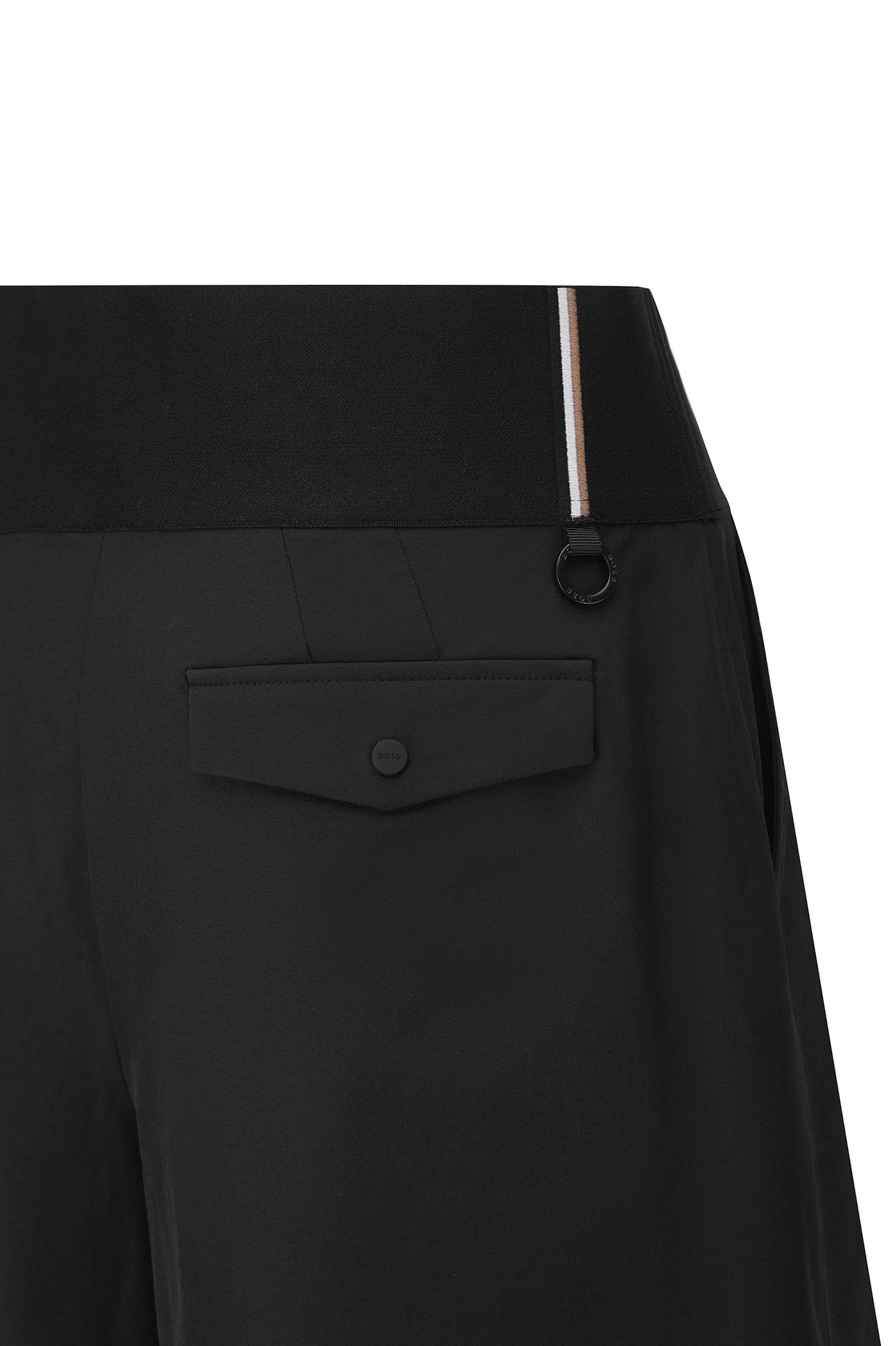 【BOSS GOLF 25SR Woman's】SM W SBG Wide Elastic Shorts / Black