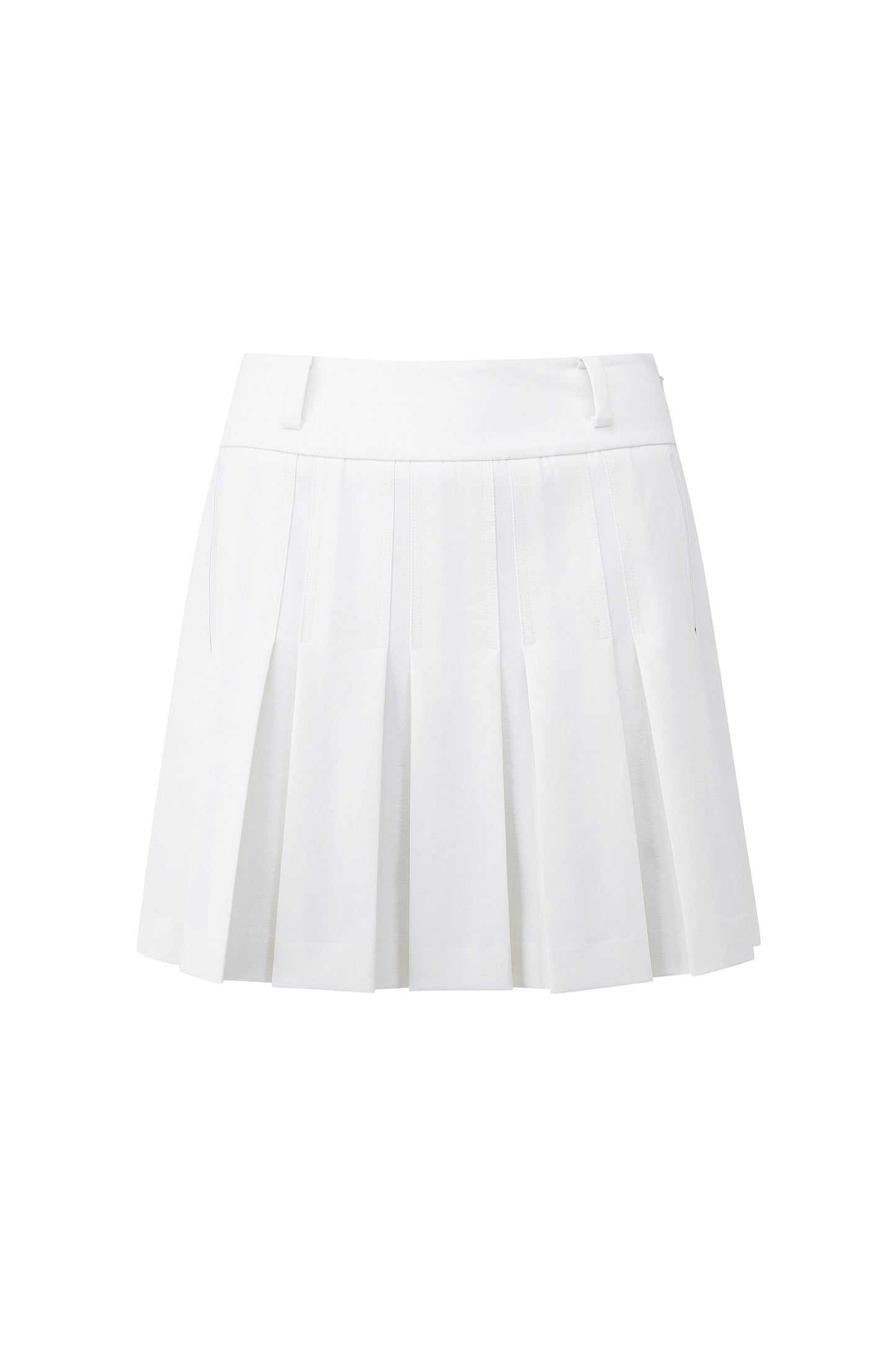 【BOSS GOLF 25SR Woman's】SM W Signature Pleats Skirt / White