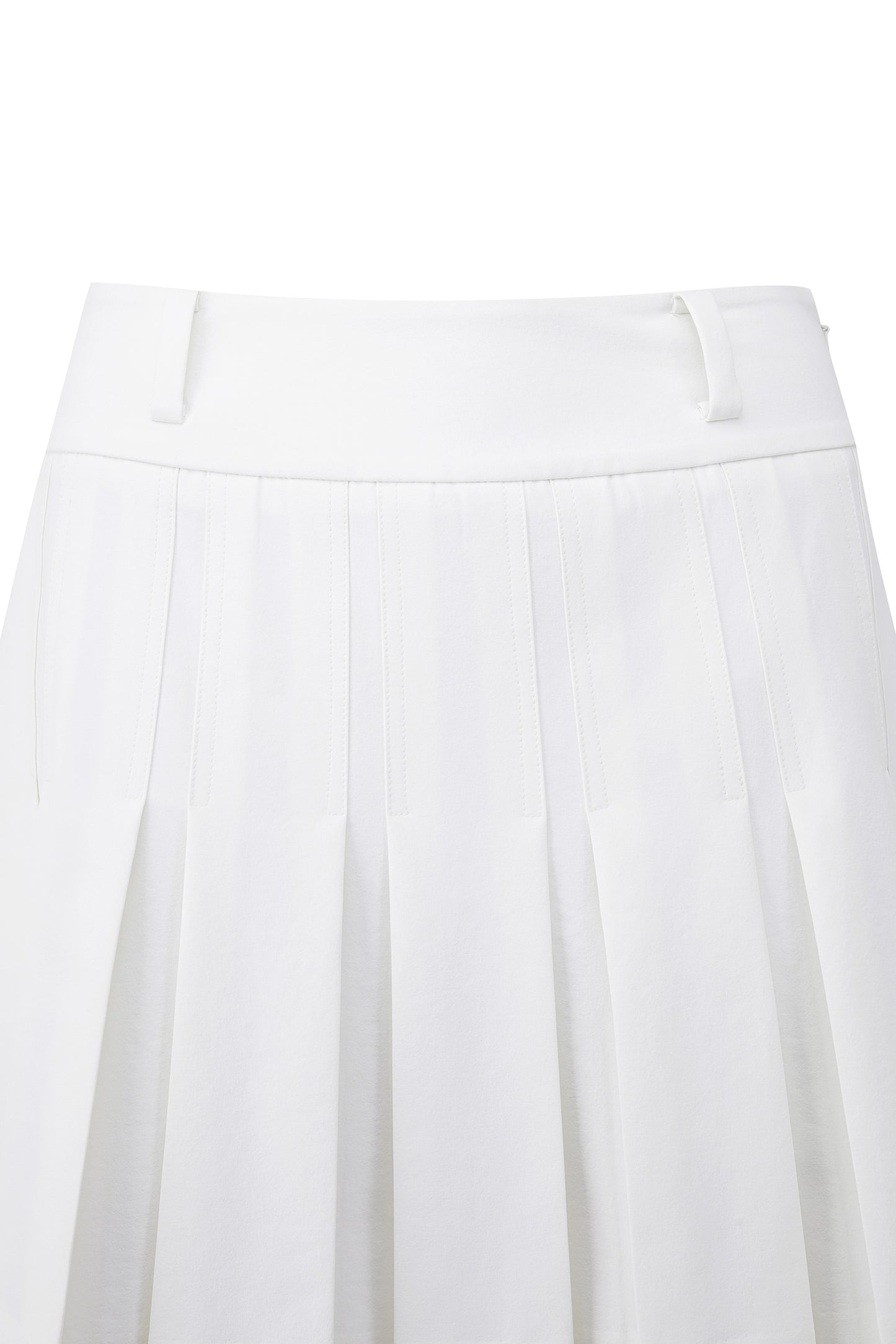 【BOSS GOLF 25SR Woman's】SM W Signature Pleats Skirt / White