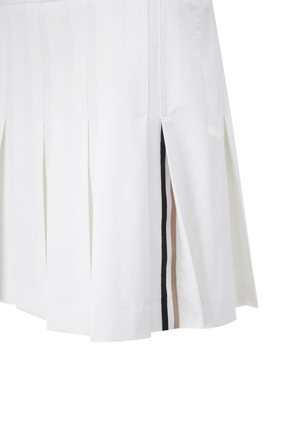 【BOSS GOLF 25SR Woman's】SM W Signature Pleats Skirt / White