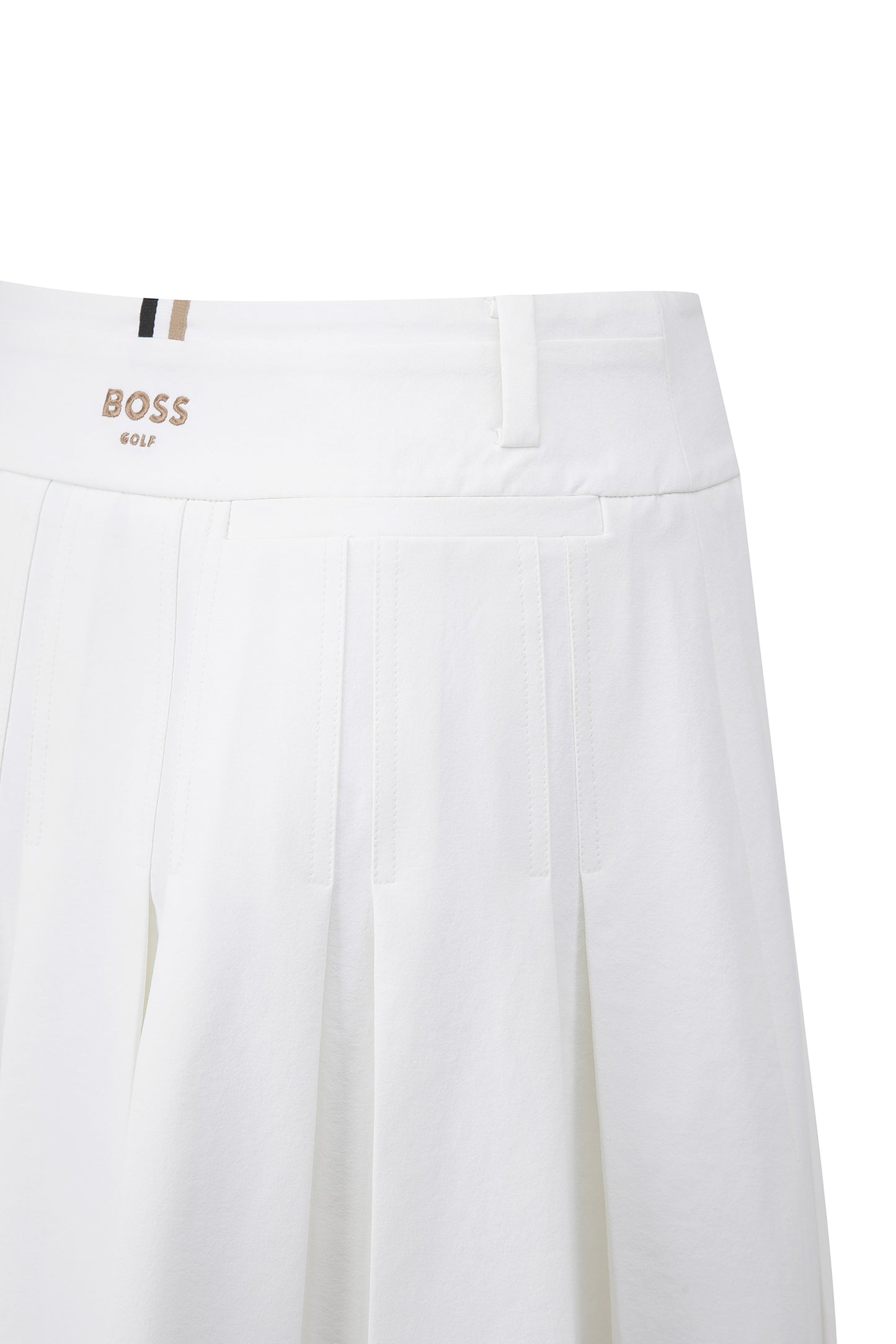【BOSS GOLF 25SR Woman's】SM W Signature Pleats Skirt / White