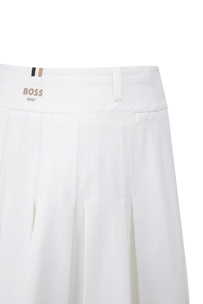 【BOSS GOLF 25SR Woman's】SM W Signature Pleats Skirt / White