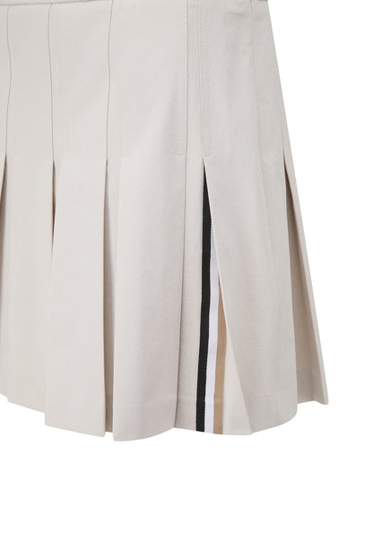【BOSS GOLF 25SR Woman's】SM W Signature Pleats Skirt / Almond Milk