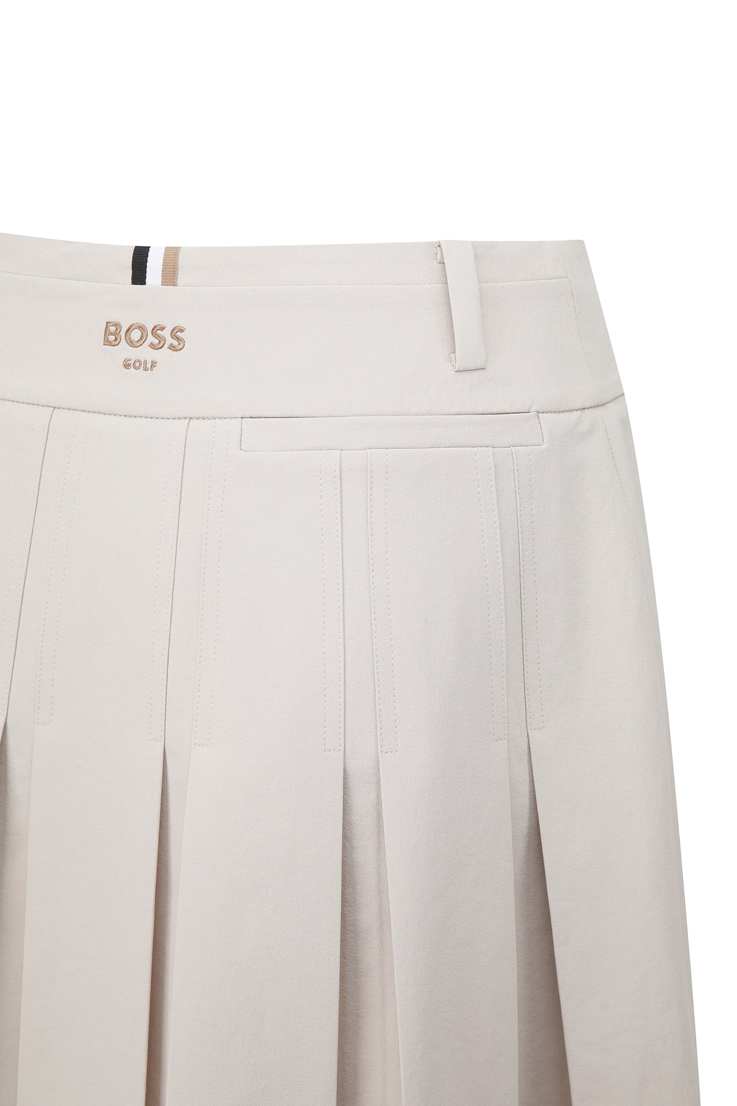 【BOSS GOLF 25SR Woman's】SM W Signature Pleats Skirt / Almond Milk