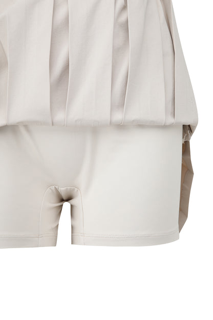 【BOSS GOLF 25SR Woman's】SM W Signature Pleats Skirt / Almond Milk