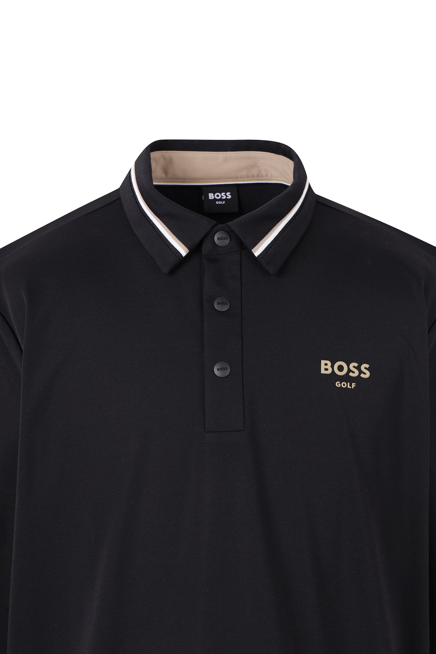 【BOSS GOLF 25SR Men's】SP M BWC Collar Point LS Polo