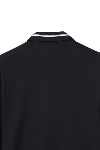 【BOSS GOLF 25SR Men's】SP M BWC Collar Point LS Polo