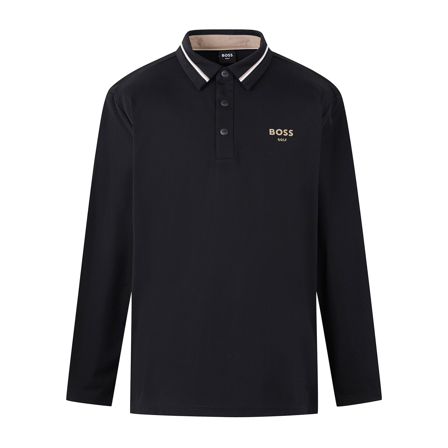 【BOSS GOLF 25SR Men's】SP M BWC Collar Point LS Polo