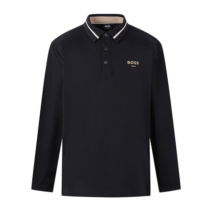 【BOSS GOLF 25SR Men's】SP M BWC Collar Point LS Polo