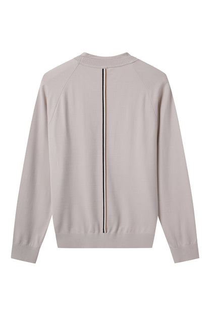 【BOSS GOLF 25SR Men's】SP M BWC R-neck Sweater / beige