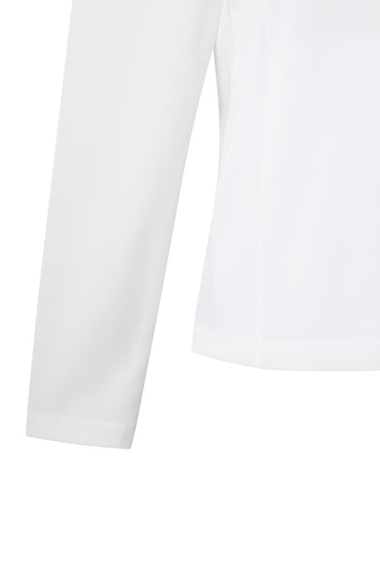 【BOSS GOLF 25SR Woman's】SP W BWC Collar Point LS Polo / white