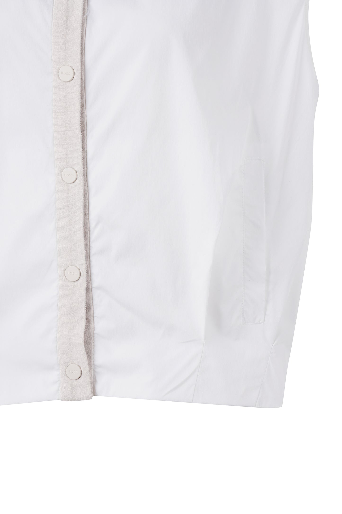 【BOSS GOLF 25SR Woman's】SP W Knit Hybrid VT / White