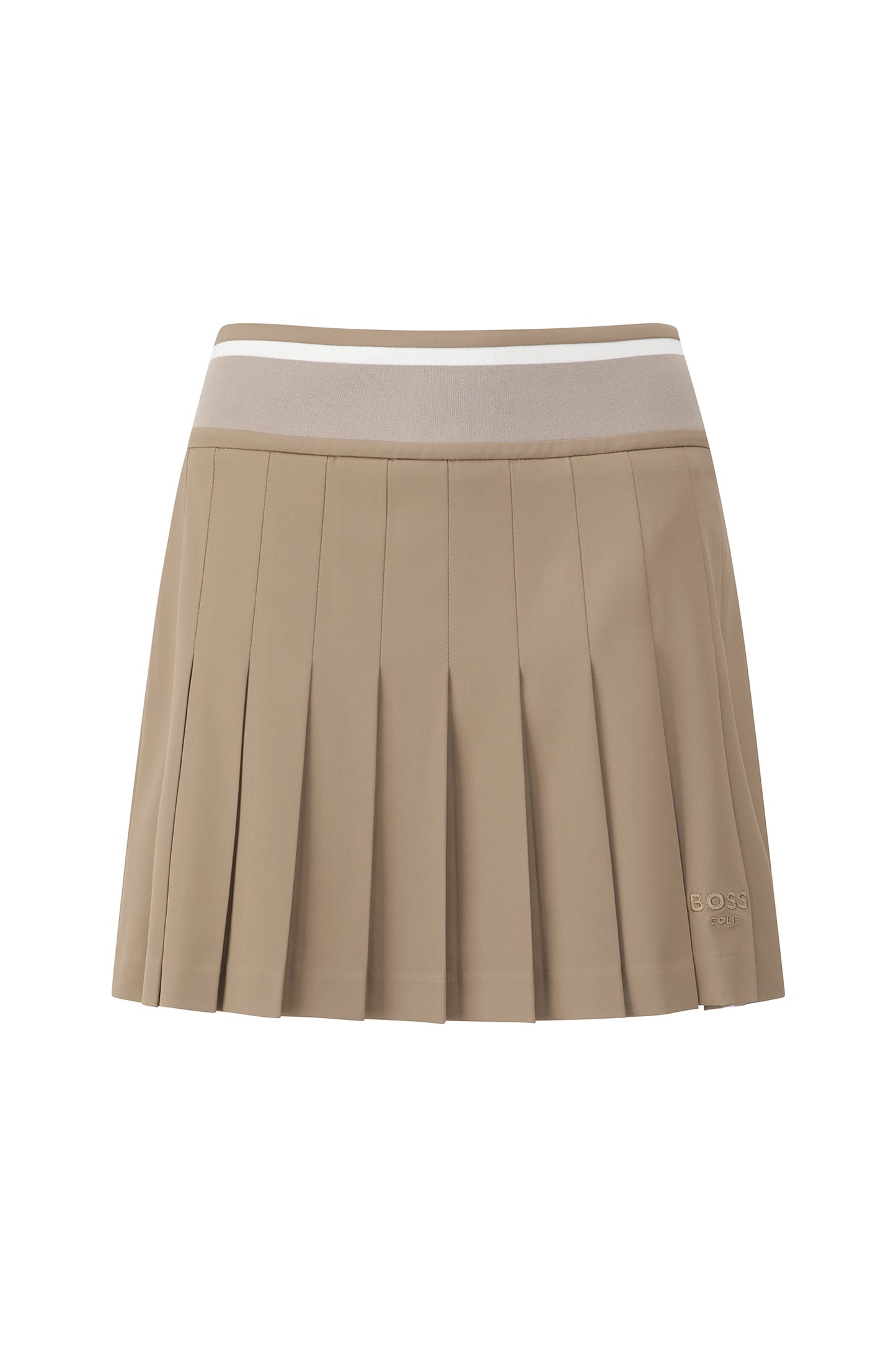 【BOSS GOLF 25SR Woman's】SP W Knit Point Pleats Skirt / camel
