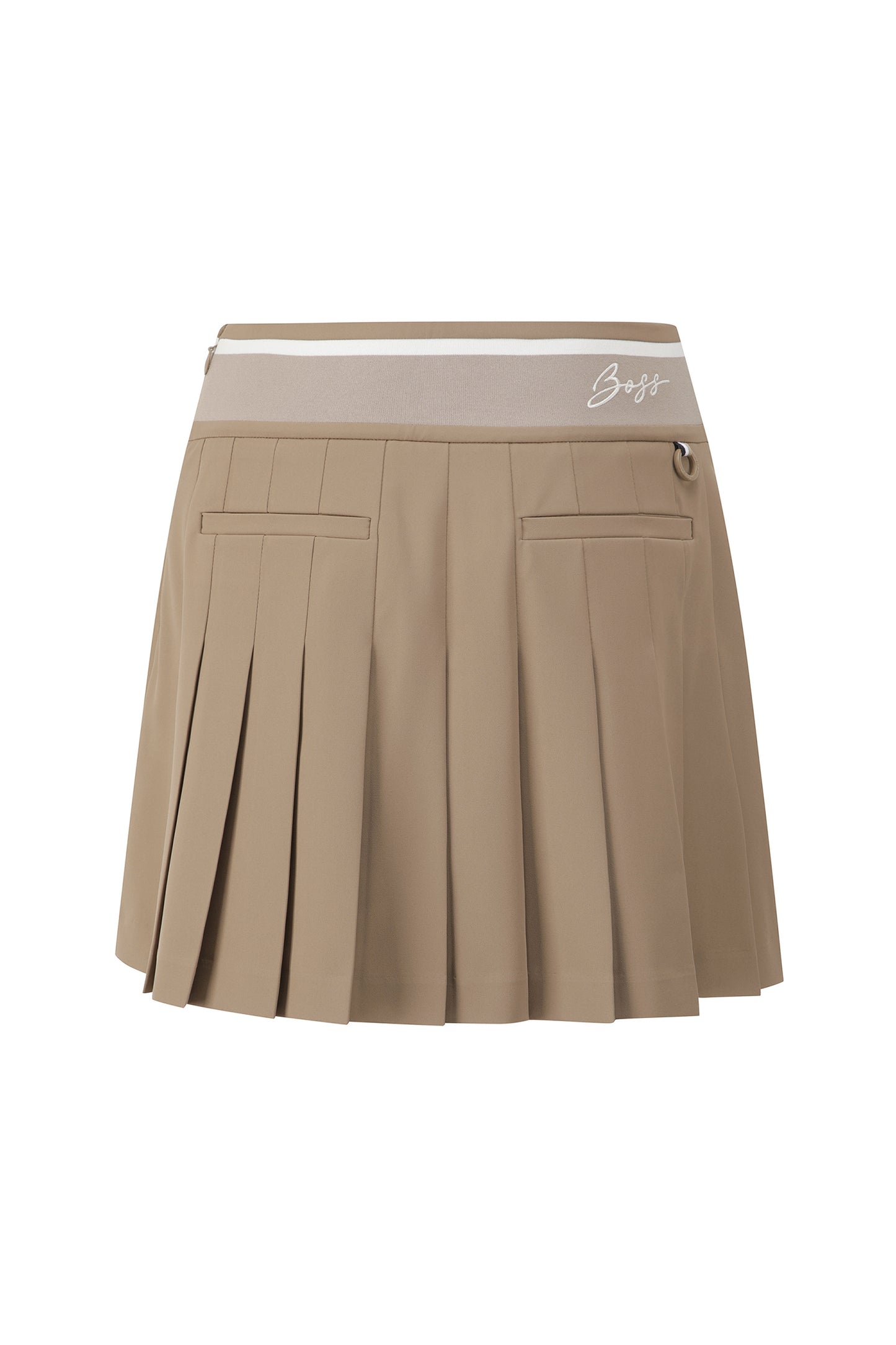 【BOSS GOLF 25SR Woman's】SP W Knit Point Pleats Skirt / camel