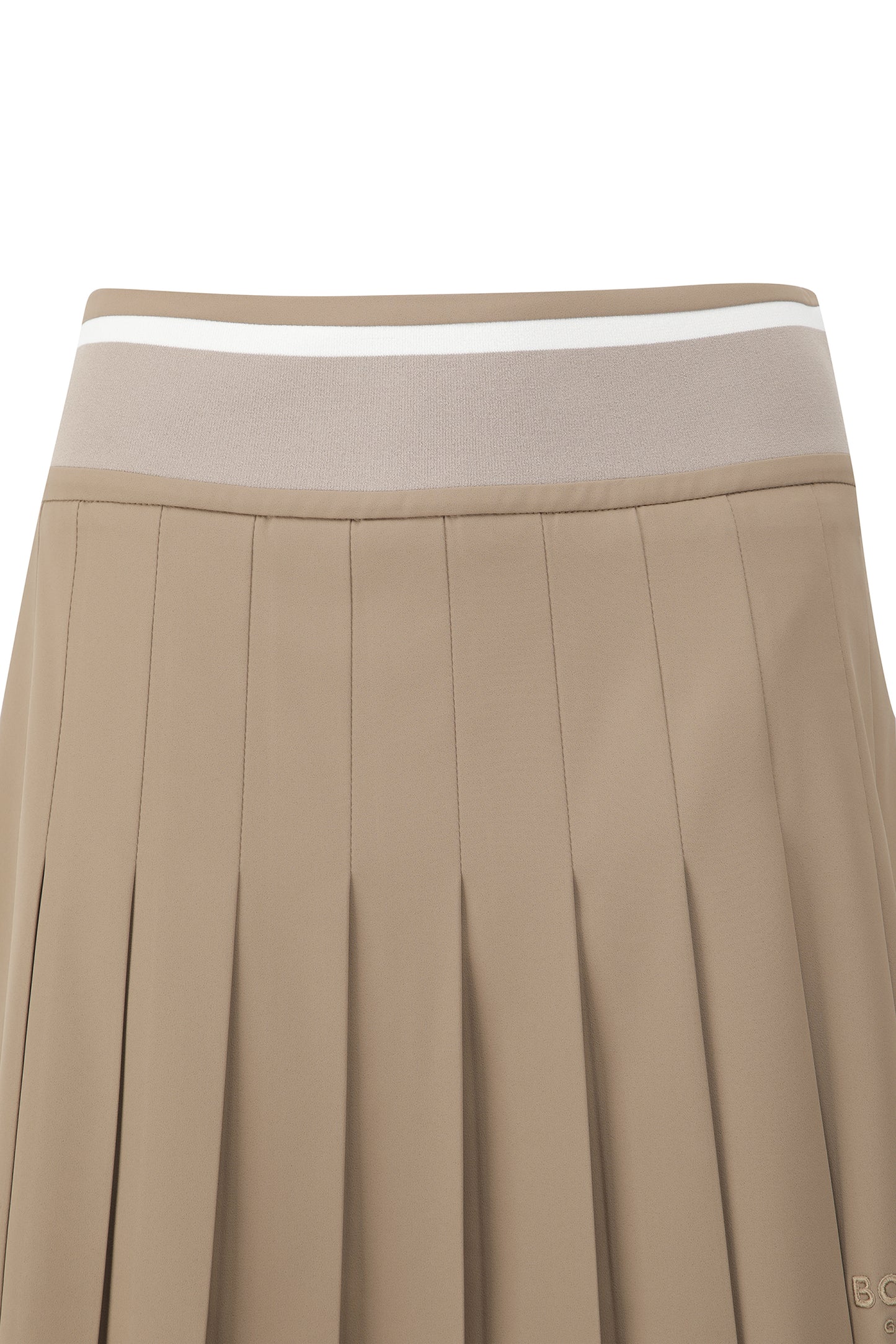 【BOSS GOLF 25SR Woman's】SP W Knit Point Pleats Skirt / camel