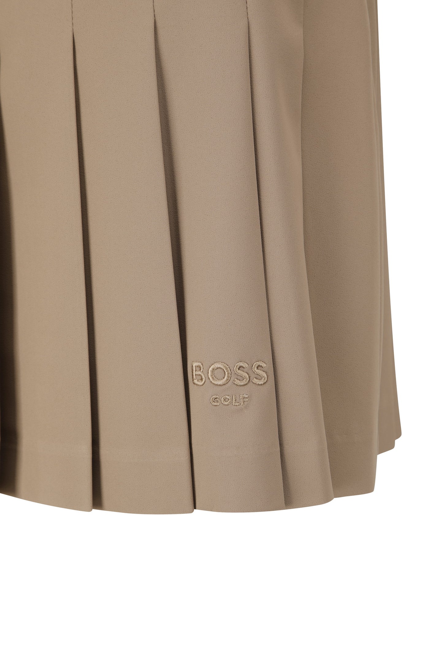 【BOSS GOLF 25SR Woman's】SP W Knit Point Pleats Skirt / camel