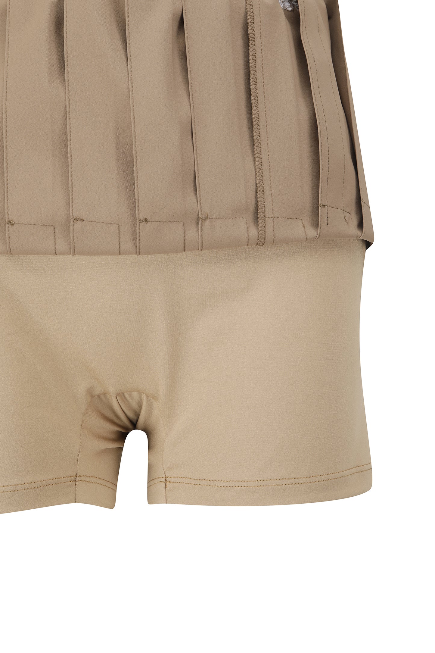 【BOSS GOLF 25SR Woman's】SP W Knit Point Pleats Skirt / camel