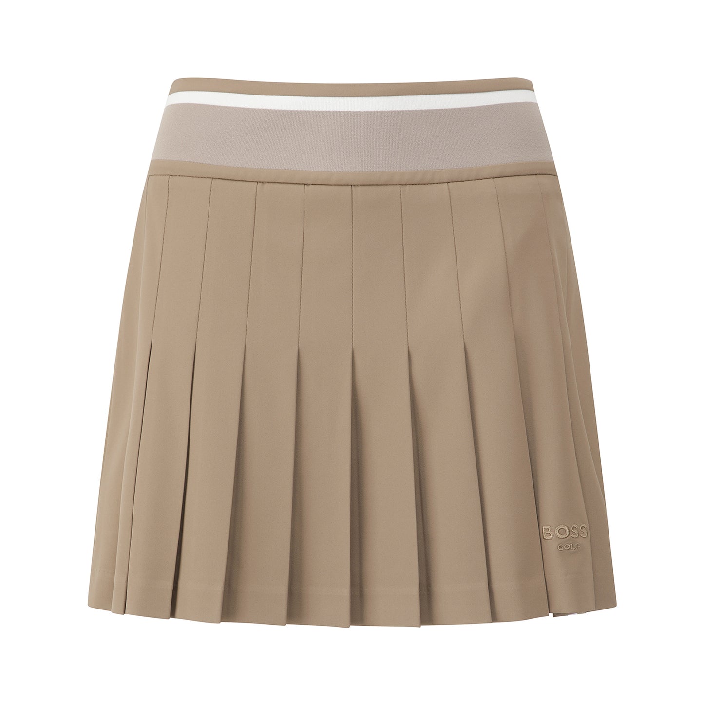 【BOSS GOLF 25SR Woman's】SP W Knit Point Pleats Skirt / camel